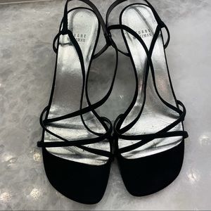 STUART WEITZMAN, Strappy Kitten Heel, Size 10